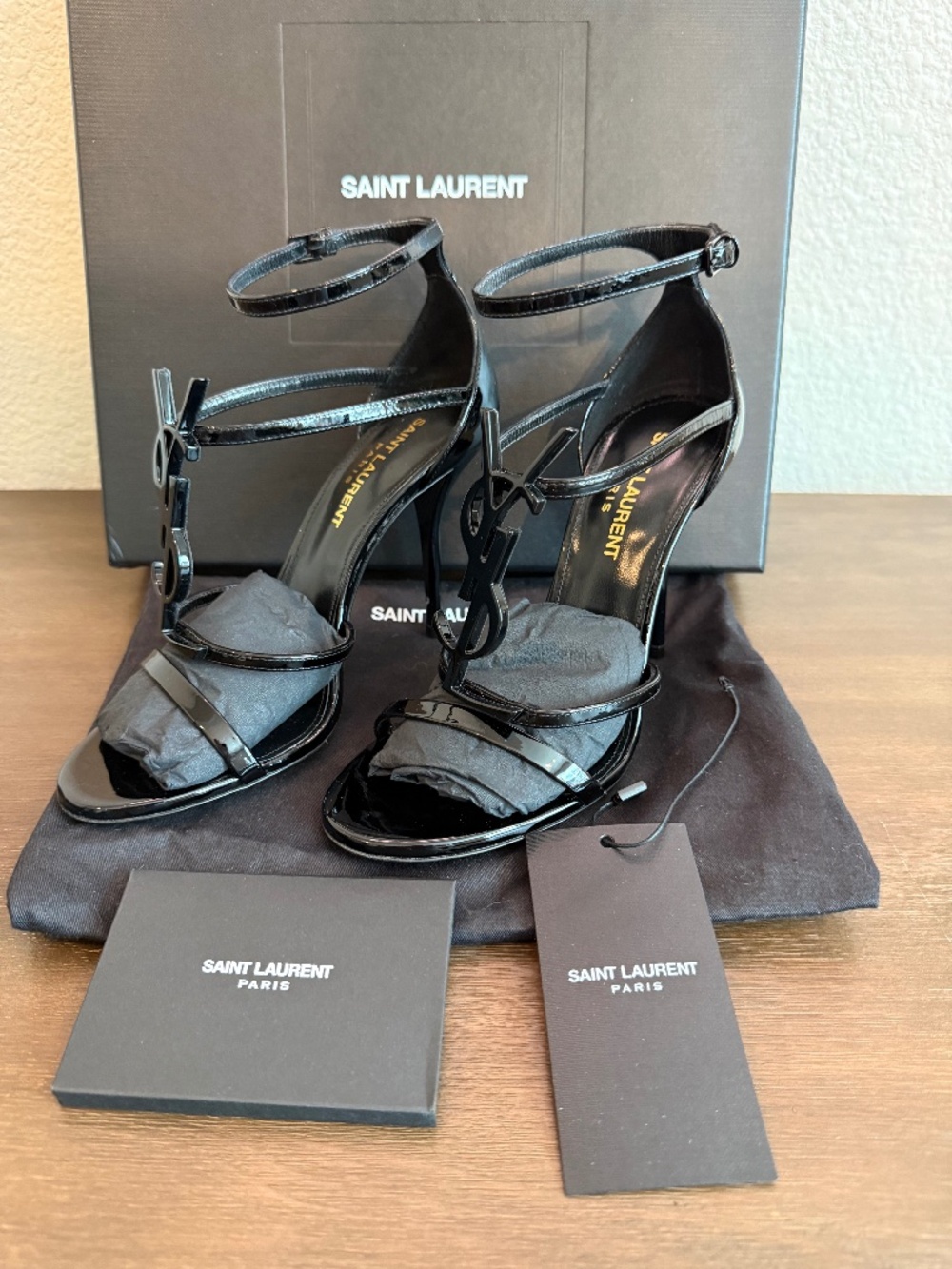 Sexy YSL Cassandra Heeled Sandals
